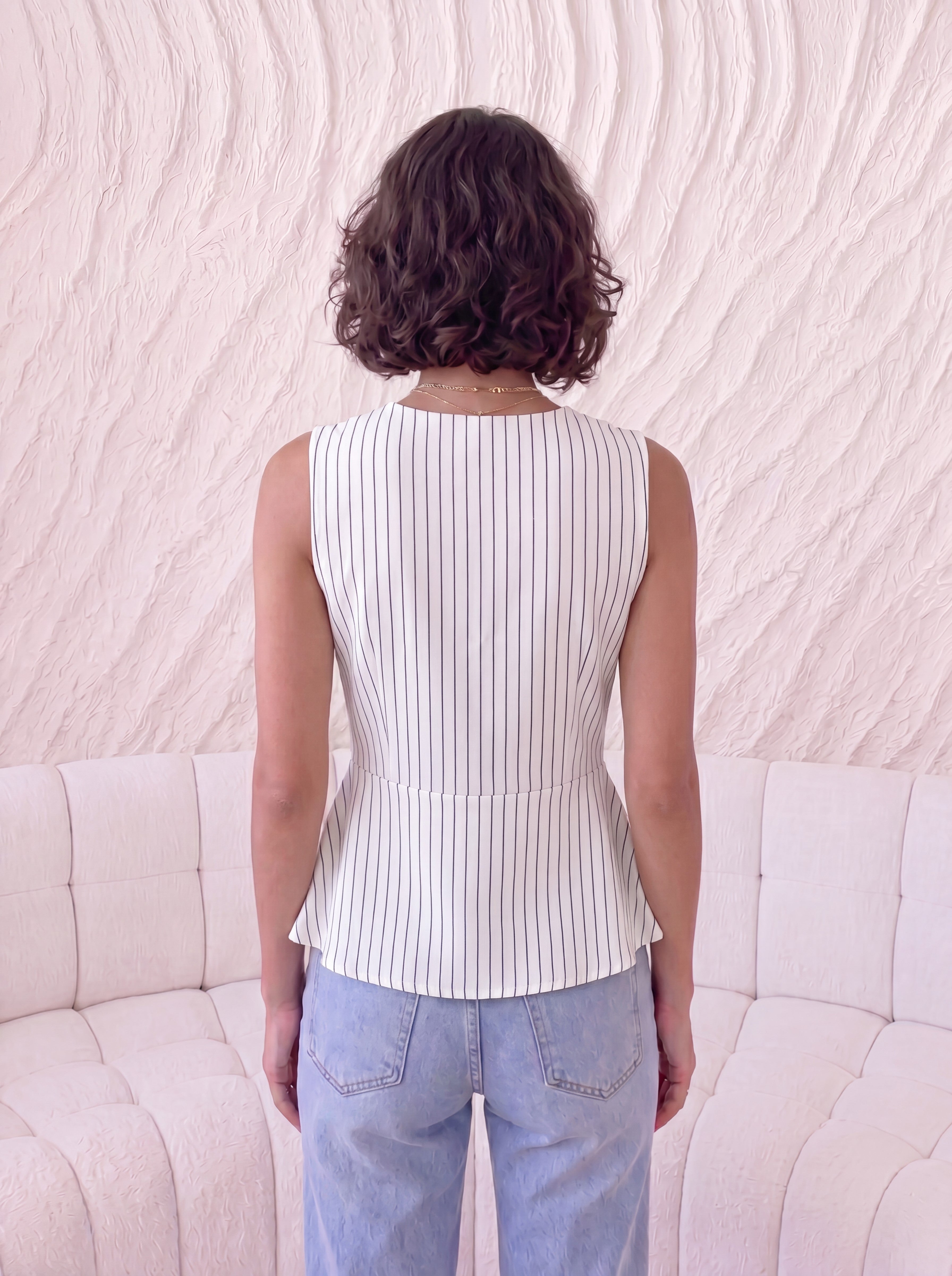 Blusa Botones Frontal